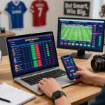Engaging online gambling scene showcasing kèo nhà cái with live updates and betting odds.