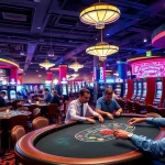 Engaging y3娛樂 casino scene showcasing players enjoying thrilling games.
