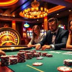 The lively atmosphere of 88xx casino featuring poker, roulette, and slot machines.