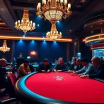 Experience the thrill of AT99娛樂 with an elegant casino scene showcasing excitement and luxury.