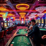 Players enjoying table games at RR88 casino, showcasing excitement and vibrant atmosphere.