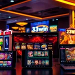 Engaging online gaming interface at 33win with vibrant colors and user-friendly layout.