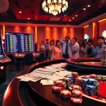 Situs Judi Bola enthusiasts placing bets in a thrilling online casino environment.