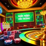 Nổ Hũ Đổi Thưởng slot machine game inviting big wins in an upscale casino environment.