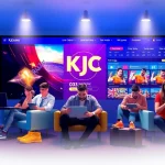Engaging online gaming scene at https://kjc.football/ showcasing Live Casino and diverse game offerings with a vibrant atmosphere.