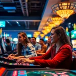 Exciting online casino gaming scene with players engaged in UU88 platform activities.