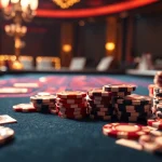 Experience vibrant gameplay at the top Casino Site, showcasing a stylish gaming table and luxurious ambiance.