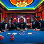 Experience the excitement of NEW88 with players engaged in a thrilling poker game.