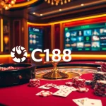 Experience C168's luxurious online gambling with vibrant casino elements and professional atmosphere.