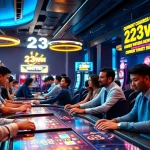 Engaging players enjoying vibrant gaming experiences at 23win online casino.