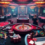 Experience the thrill of online gaming at https://f1686s.com/ with vibrant casino tables filled with excited players.