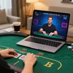 Link Alternatif Asialive88 engaging online casino gameplay with dealer and players navigating live poker.
