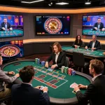 Players enjoying live dealer games at nhacaiuytin, showcasing immersive online casino action