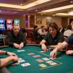 Experience casino lc88 excitement with intense poker gameplay, vibrant cards, and engaged players