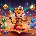 Engage with LLWIN's exciting jackpot features in a vibrant casino scene.