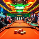 Engaging players at the vibrant Nova88 4D casino table in an exciting gaming atmosphere.
