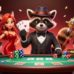 Engage in thrilling action with the lotus365 id as our charismatic raccoon leads poker play.