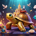 Engage in đá gà trực tiếp thomo with a vibrant illustration portraying a dynamic casino experience.