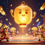 Join in the thrilling action at UGDEWA as the golden lantern spirit and companions animate a vibrant casino!