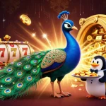 Experience the excitement of slot77 with vibrant characters and dynamic game elements in a rich casino scene.