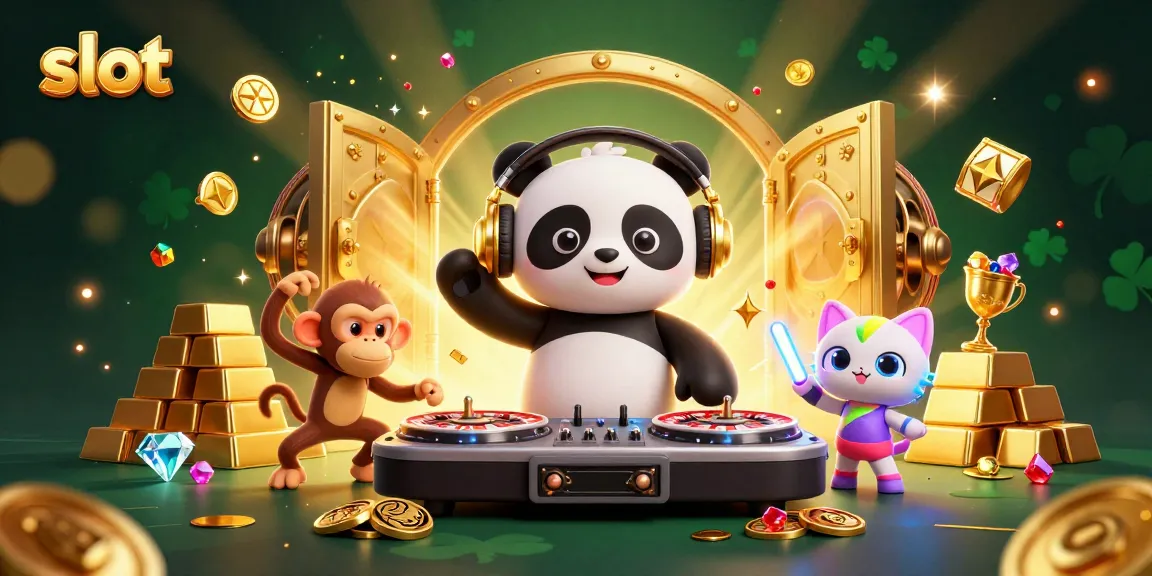 Menggulung slot sambil menikmati kostum penuh warna di sebuah pesta dengan DJ panda dan karakter unik, penuhi keceriaan di dunia kasino.