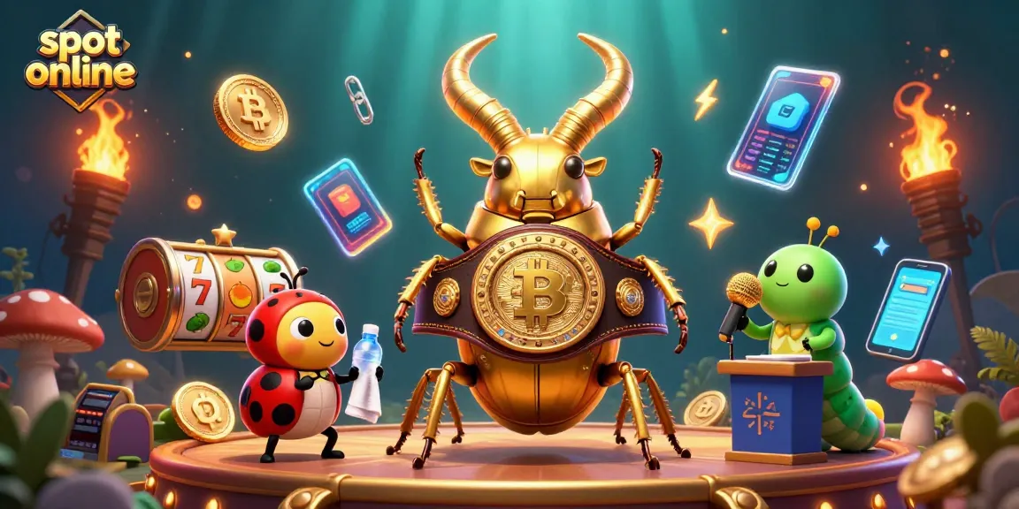 Experience the excitement of slot online games with dynamic characters and vibrant casino elements.