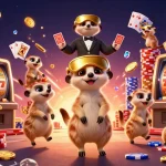 Menangkan jackpot slot dengan koloni meerkat bermain di kasino yang ceria dan berkilauan.