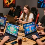 https://eccleshallparishcouncil.co.uk engaging players enjoying credit card casino games in a lively environment.