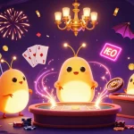Experience the thrill of crazyvegas real money casino australia with glowing creatures and festive elements.